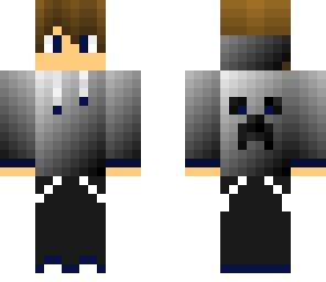 navy blue creeper hoodie