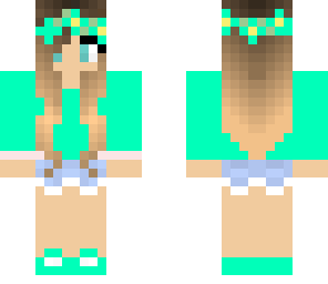 aqua daisy girl
