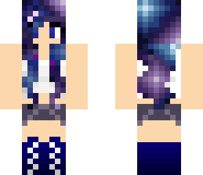 galaxy girl blue eyes