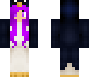 purple penguin girl