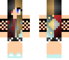 red and blue