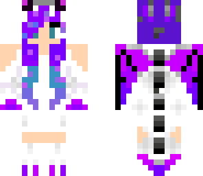 purple-pink galaxy dragon girl edited by me