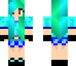 blue girl
