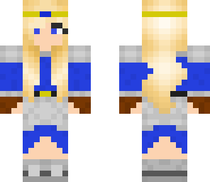 warrior in blue