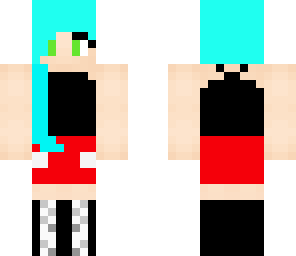 cute aqua mimmi mouse girl