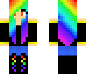 rainbow girl
