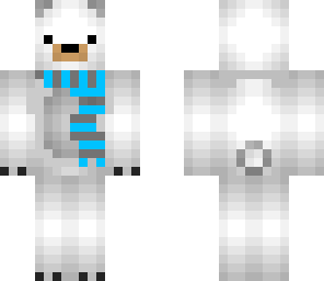 cyan polar bear