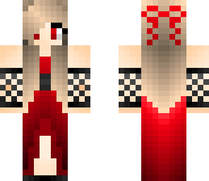 vampire girl in red dress v1