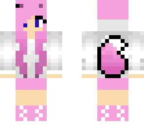 pink wolf girl read description