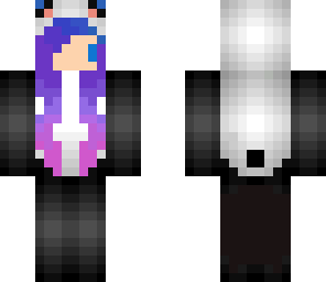 cute rainbow panda derp girl