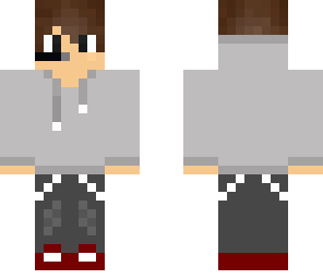 grey hoodie boy