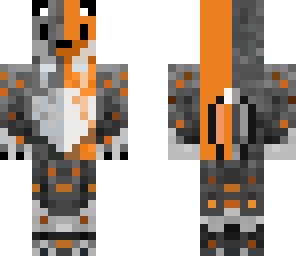 chibi wolf half fox