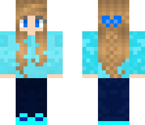 blue girl