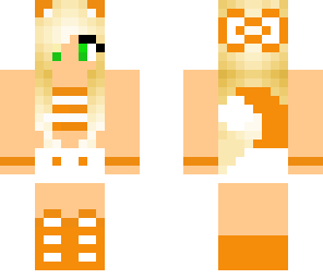 cute orange cat girl