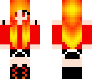 flame hair girl