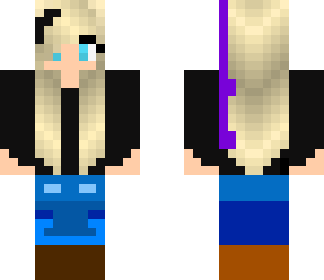 sadie with puple streks