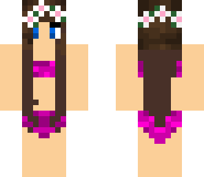 pink swimsuit