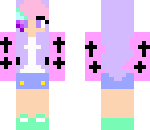 updated version of pastel goth girl