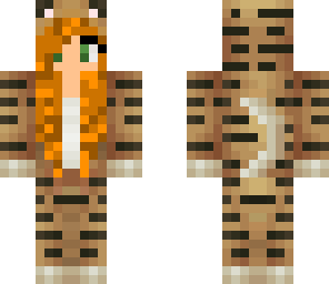 red head tiger girl