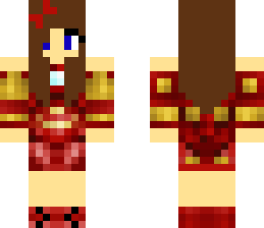 iron girl brown hair