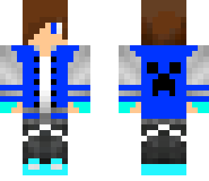 blue creeper shirt gamer