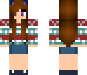 holiday cat girl