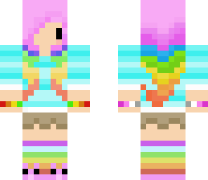 rainbow socks chibi edit num2