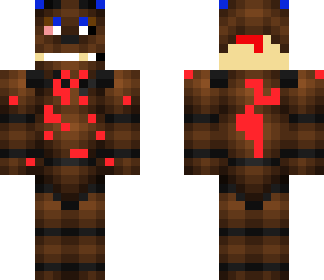 mike stuffed in freddy suit