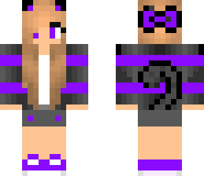 purple cat girl