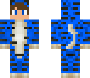 fixed blue tiger