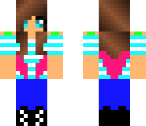 striped tee girl
