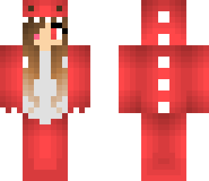 cute red dinosaur girl