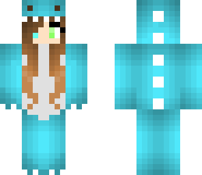 edited blue dinosaur girl