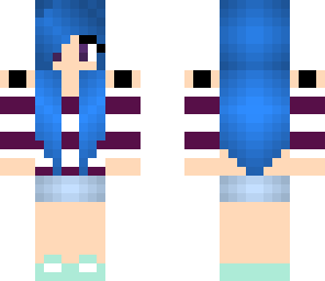 cute blue girl