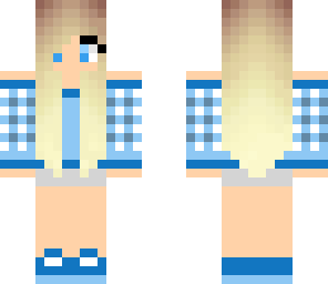 blue girl