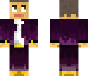 purple suit