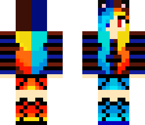 half fire half ice girl