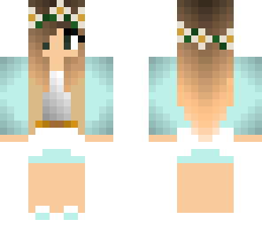 preppy mint girl