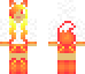 fire wolf girl