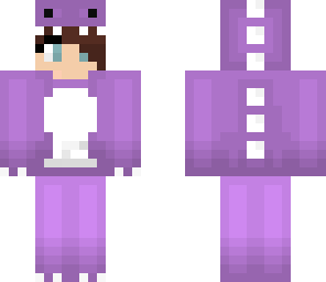 purple dino girl