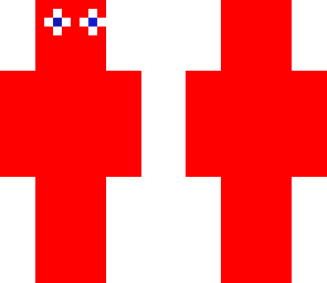 red pacman ghost