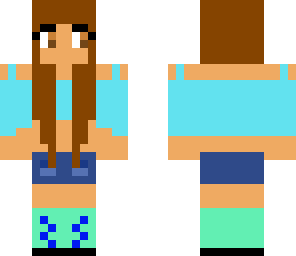 blue summer girl