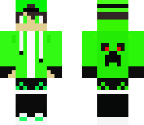 green boy with hat
