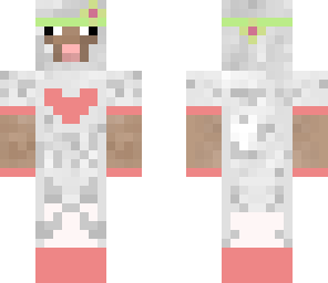 fancy sheep girl wedding dress
