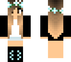 flower head band girl