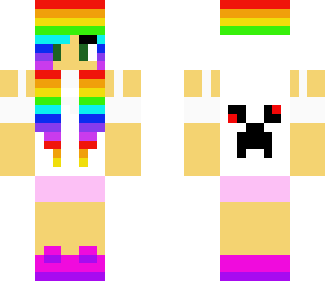 rainbow creeper girl