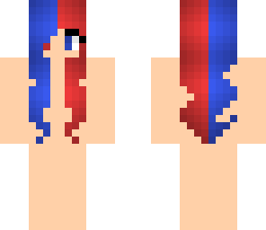 blue and red hairbase