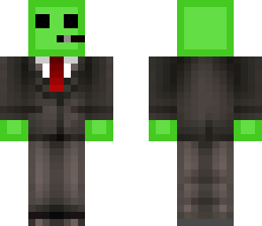 gaming slime in suit
