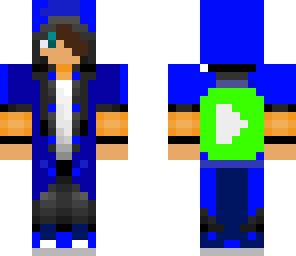 blue youtuber