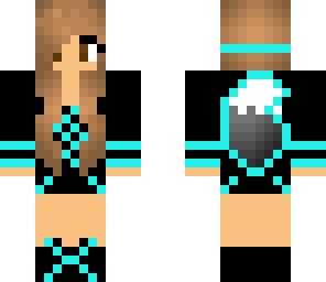 black and aqua tomboy